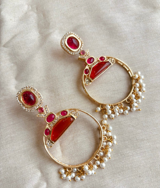 Antique Gold Polish Earrings