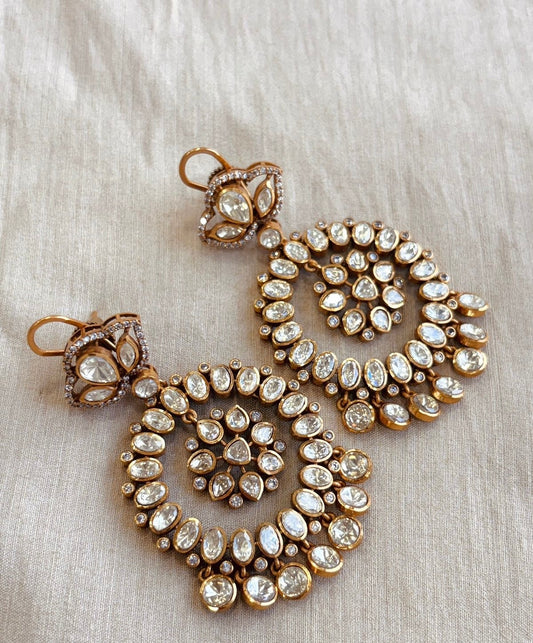 Polki Diamond Earring