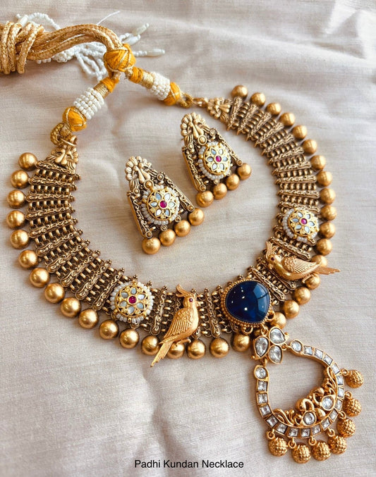 Pachi Kundan Necklace