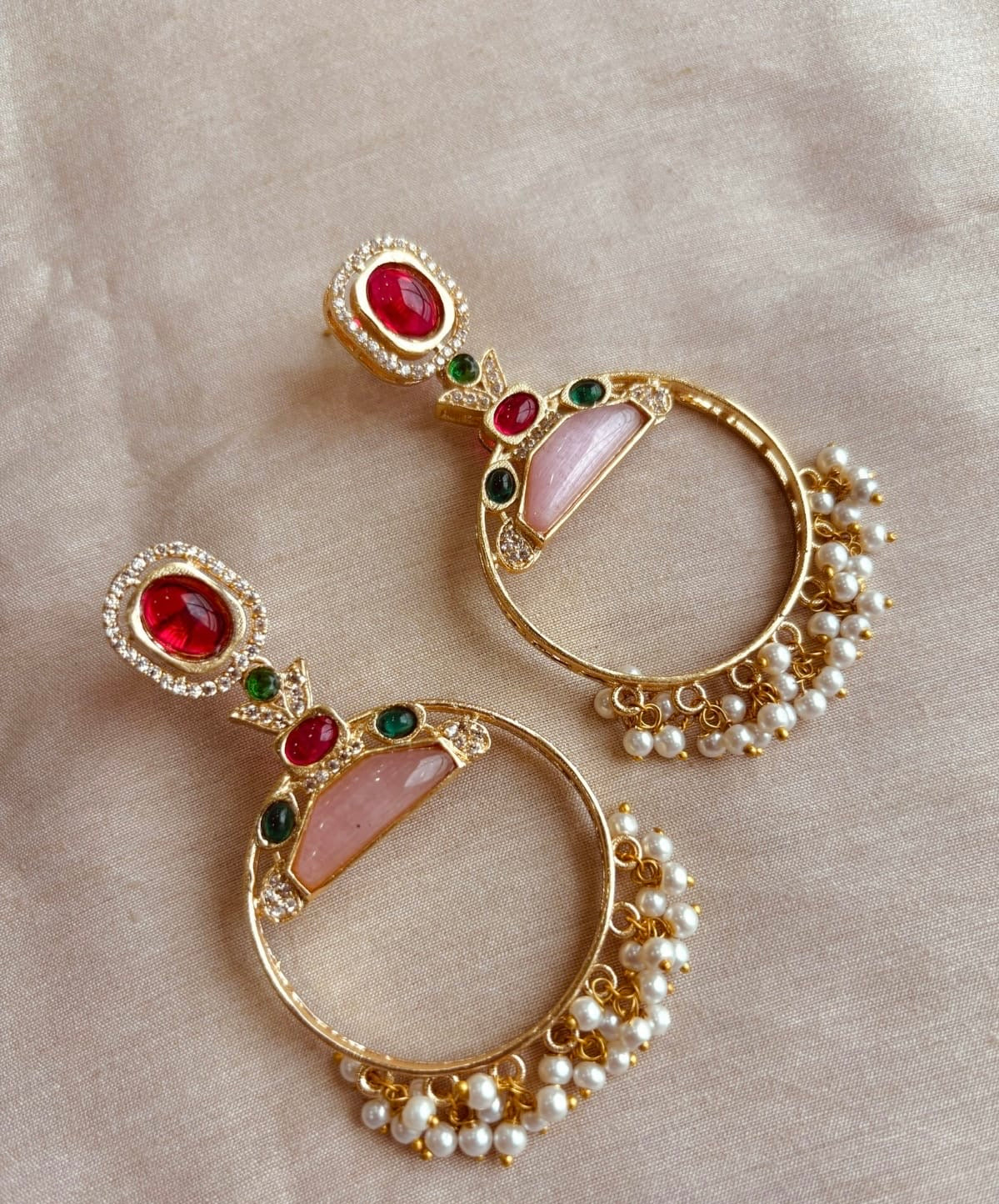 Antique Gold Polish Earrings